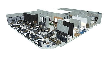 Alfred Venegas interior design 3D rendering