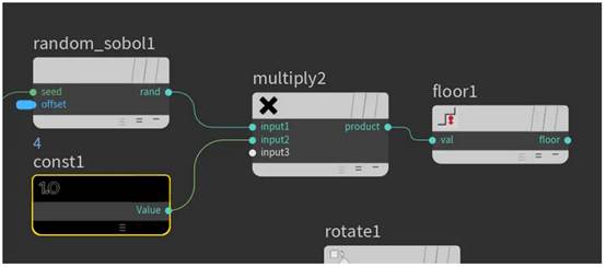 Attribute Randomize node setup for per‑point Cd color