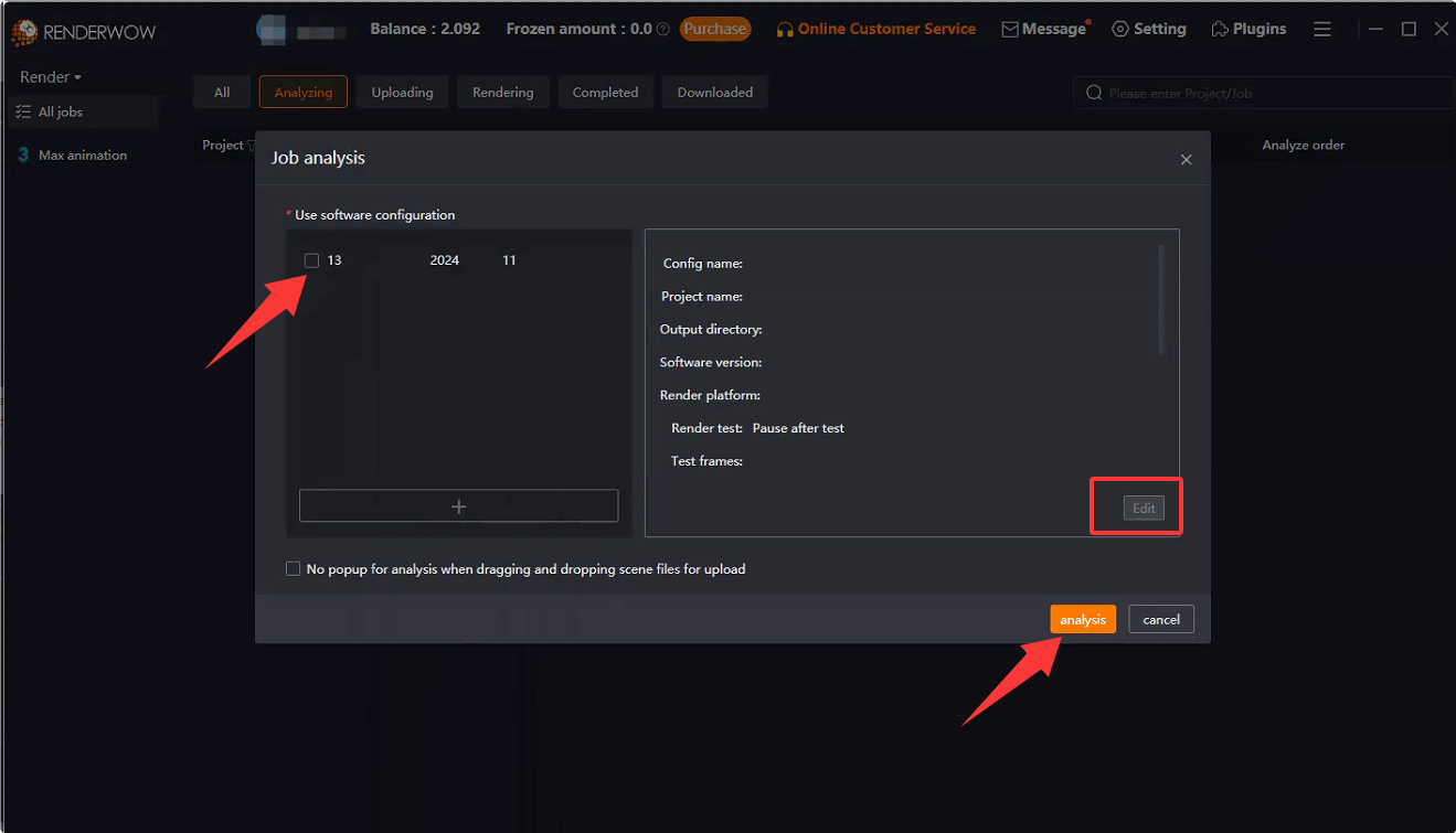 Step 8: Analyze Maya project in client