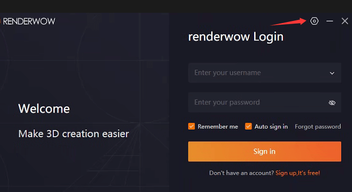 Step 4: Network acceleration settings in RenderWow