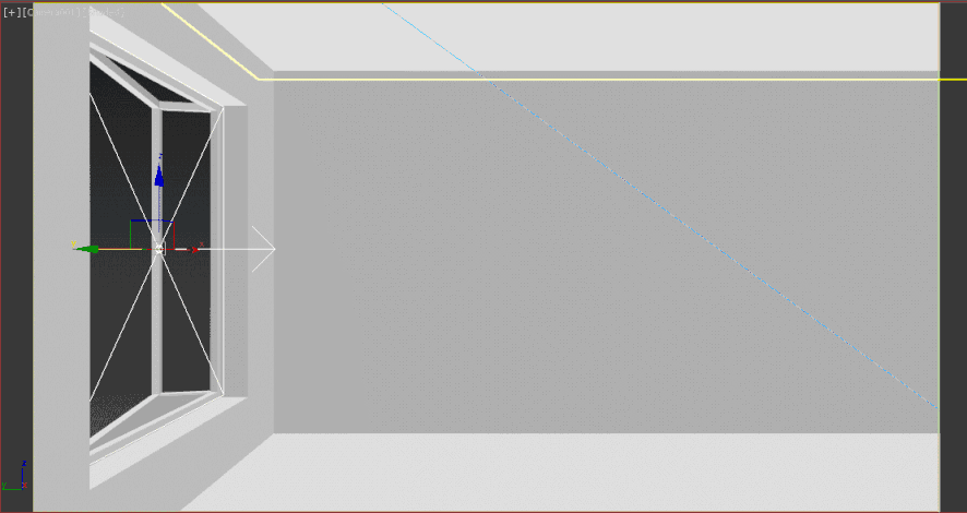 Sunlight enters the exact location of the interior