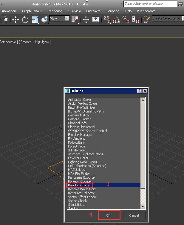 Method of transforming Forestpack and Railclone objects into mesh objects