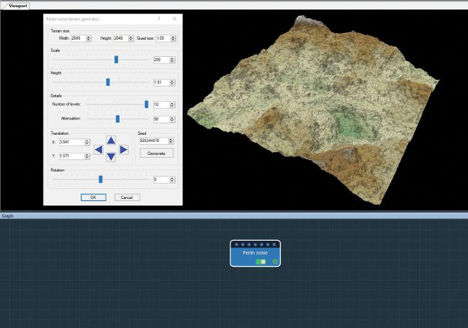 Creating a 3D landscape requires only six simple steps