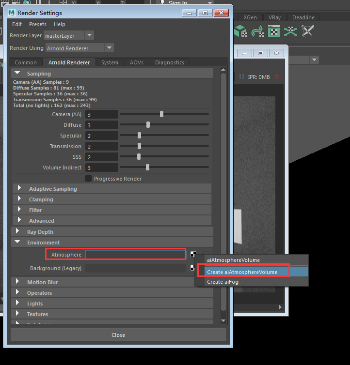 How to create Arnold light fog effect?