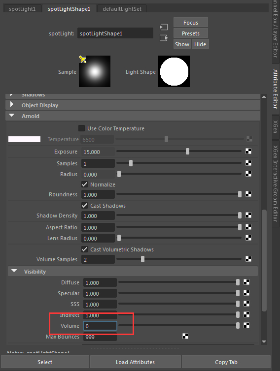 How to create Arnold light fog effect?