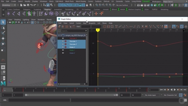 Isolation of animation channels