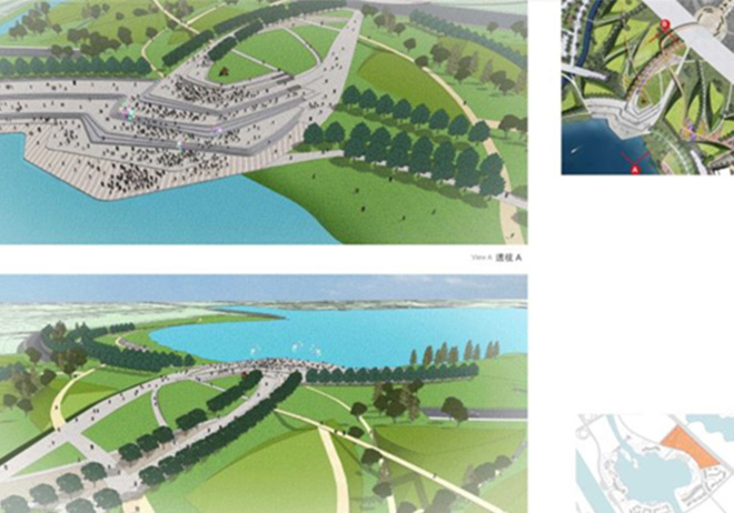 In The Process of Making Landscape Effect Maps,what Principles to Follow in Choosing The Right Angle？