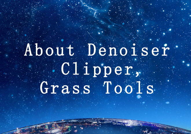 About Denoiser, Clipper, and Grass Tools