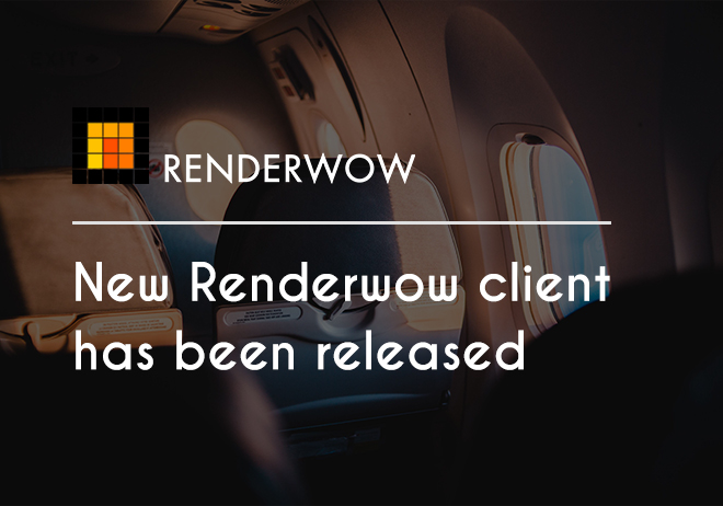 New Renderwow client has been released