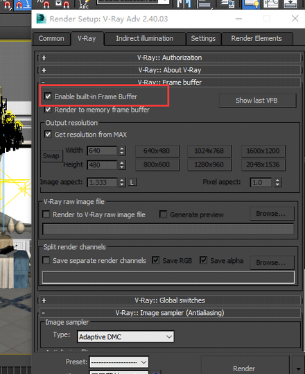 how to turn on subdivs for vray 3ds max