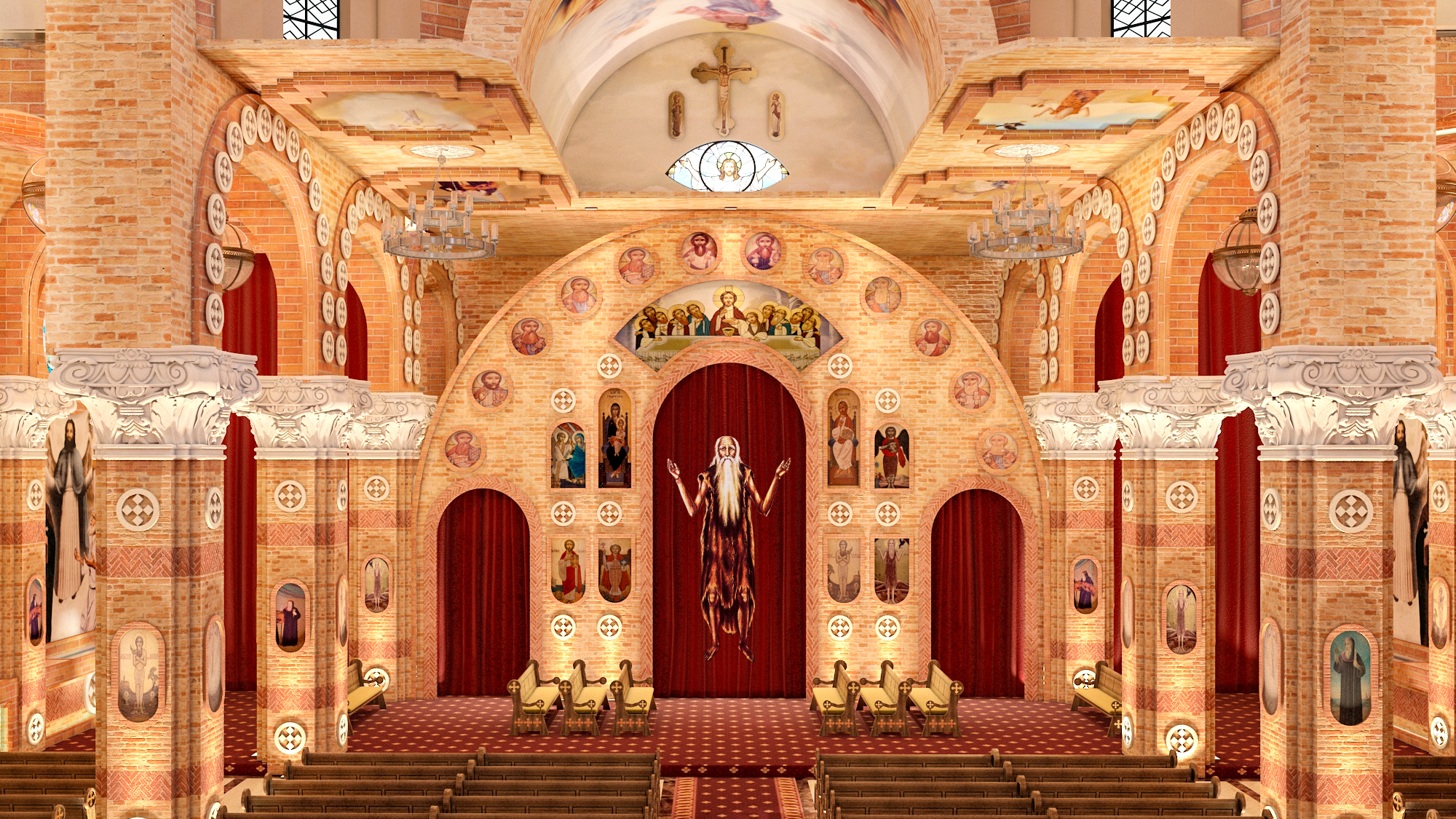 Andrew Athanasius Design a church in Egypt ,