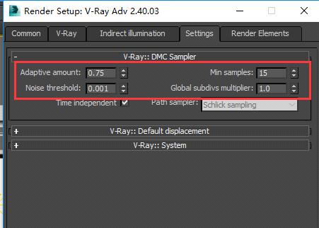 DMC Sampler Settings