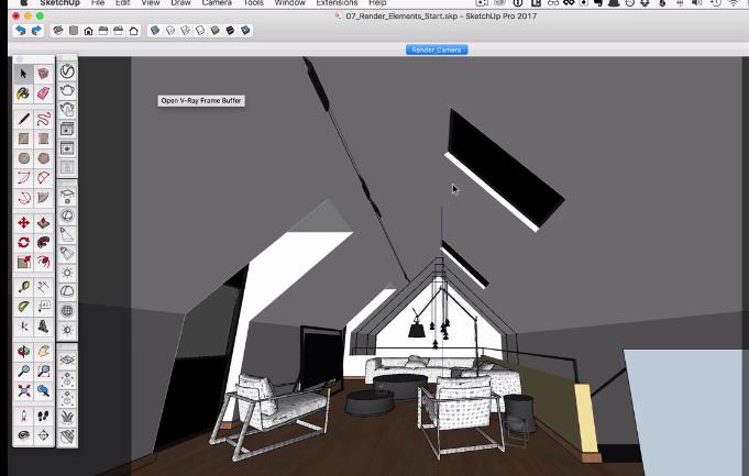 V-Ray for SketchUp rendering elements